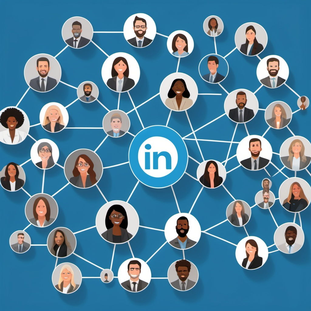 A visual representation of LinkedIn, emphasizing its popularity as the premier social media platform for business engagement.